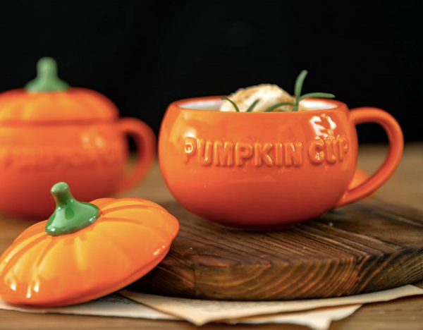 Pumpkin Mug with Lid